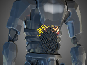 cyborg - justice league 3Dモデル