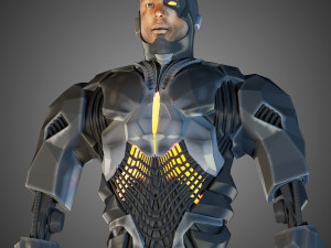 cyborg - justice league 3Dモデル