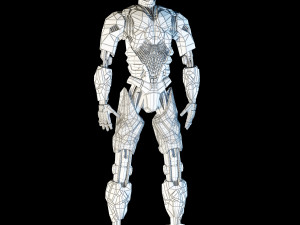 cyborg - justice league 3Dモデル