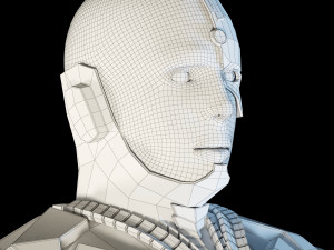cyborg - justice league 3Dモデル
