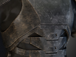 batman armored Modèle 3D