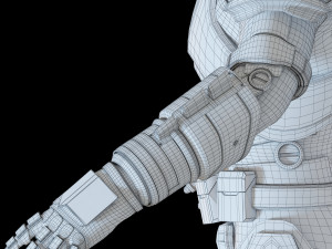 batman armored Modèle 3D