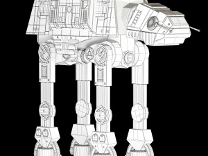 star wars at-act walker 3D Модель