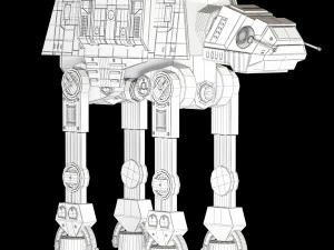 star wars at-act walker 3D Model
