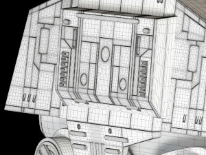 star wars at-act walker 3D Model