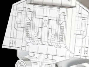 star wars at-act walker 3D Model