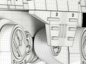 star wars at-act walker 3D Model