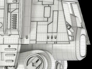 star wars at-act walker 3D Model