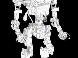 titanfall stryder 3D Модель