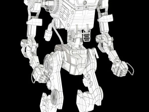 Stryder di Caduta dei Titani Modello 3D