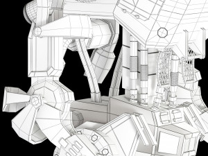 titanfall stryder 3D Модель