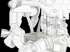 Stryder di Caduta dei Titani Modello 3D