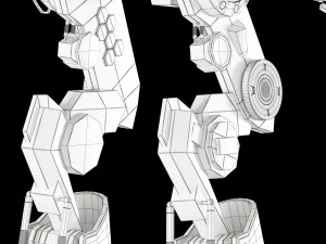 Stryder di Caduta dei Titani Modello 3D