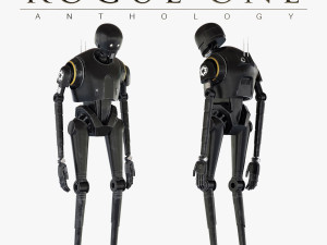 k-2so star wars droid 3D Model