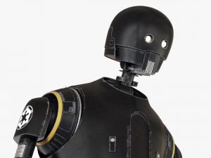k-2so star wars droid 3D 模型