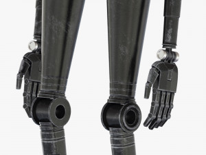 k-2so star wars droid 3D 模型