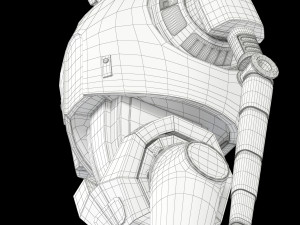 k-2so star wars droid 3D 模型