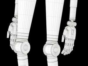 k-2so star wars droid 3D 模型
