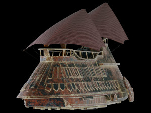 star wars khetanna jabba sail barge 3D Model