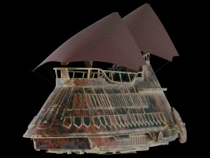 star wars khetanna jabba sail barge 3D Model