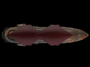 star wars khetanna jabba sail barge 3D Model