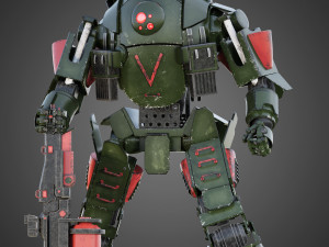 titanfall atlas rigged Modèle 3D