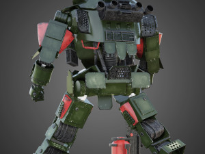 titanfall atlas rigged Modèle 3D