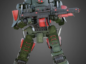 titanfall atlas rigged Modèle 3D