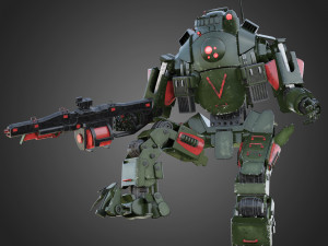 titanfall atlas rigged Modèle 3D