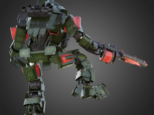 titanfall atlas rigged Modèle 3D