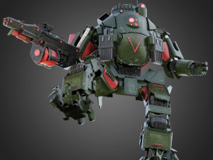 titanfall atlas rigged Modèle 3D