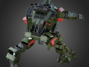 titanfall atlas rigged Modèle 3D