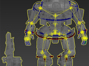 titanfall atlas rigged Modèle 3D