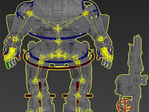 titanfall atlas rigged Modèle 3D
