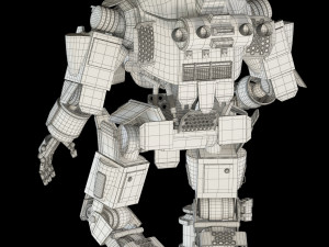 titanfall atlas rigged Modèle 3D