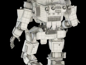 titanfall atlas rigged 3D Model