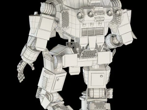 titanfall atlas rigged 3D Model