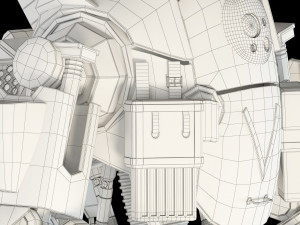 titanfall atlas rigged Modèle 3D