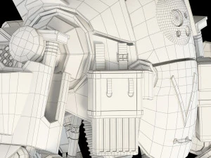 titanfall atlas rigged 3D Model