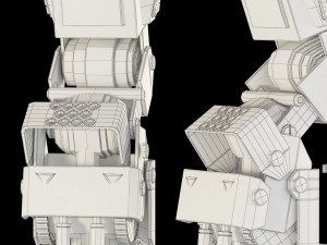 titanfall atlas rigged Modèle 3D