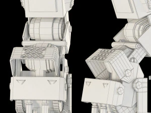 titanfall atlas rigged 3D Model
