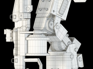 titanfall atlas rigged Modèle 3D