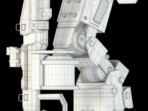 titanfall atlas rigged 3D Model