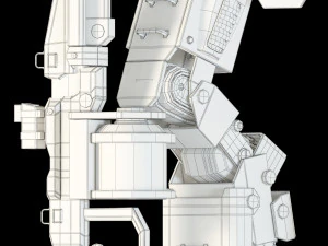 titanfall atlas rigged 3D Model