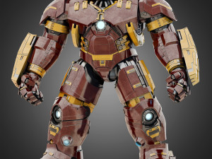 hulkbuster - avengers age of ultron rigged 3D Model