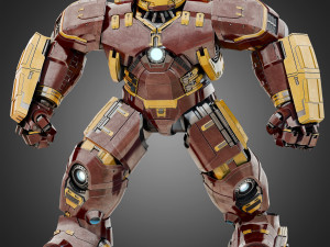 hulkbuster - avengers age of ultron rigged 3D Model