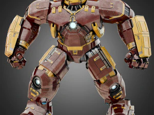 hulkbuster - avengers age of ultron rigged 3D Model