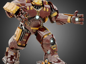 hulkbuster - avengers age of ultron rigged 3D Model