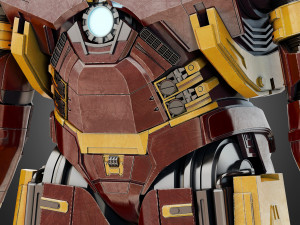 hulkbuster - avengers age of ultron rigged 3D Model