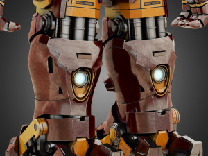 hulkbuster - avengers age of ultron rigged 3D Model